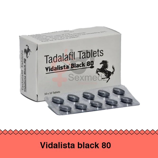 Buy Vidalista Black 80 Mg