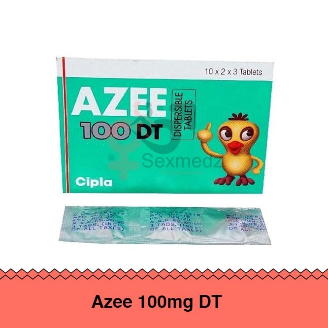 Buy Azee 100mg tablet DT